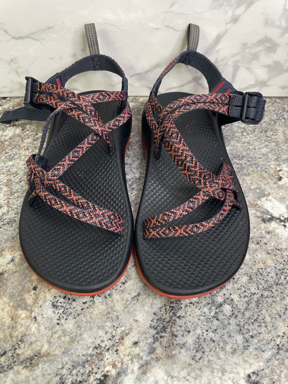 Chaco ZX/1 Sandals Red/Black Size 5